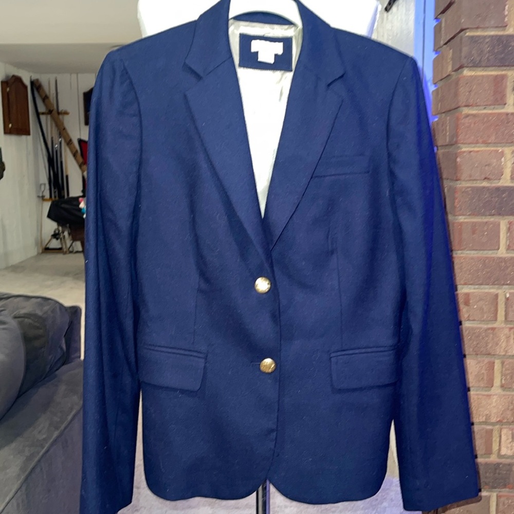 Navy J. Crew Blazer Size 4